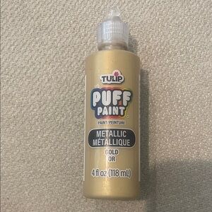 Tulip Gold Puff Paint for Home Art